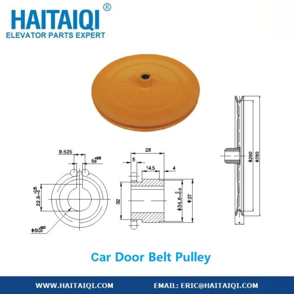 Car Door Belt Pulley
