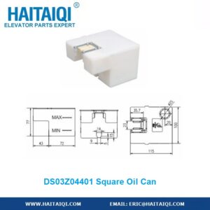 DS03Z04401 Square Oil Can